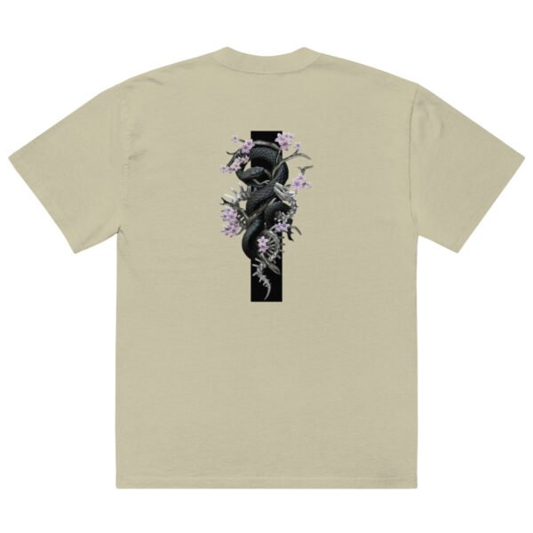 Camiseta oversize Serpiente de cerezo
