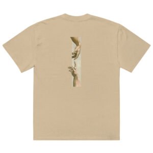 Camiseta oversize mano de DIOS