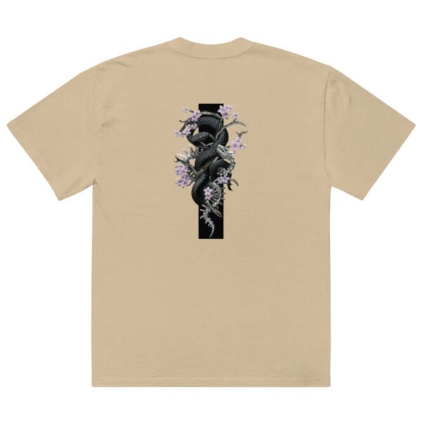 Camiseta oversize Serpiente de cerezo