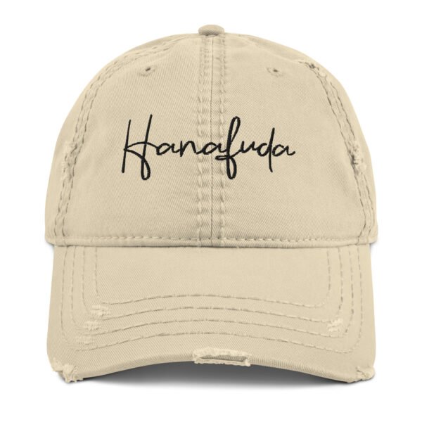 Gorra con efecto desgasto